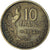 Coin, France, Guiraud, 10 Francs, 1954, Beaumont - Le Roger, VF(30-35)