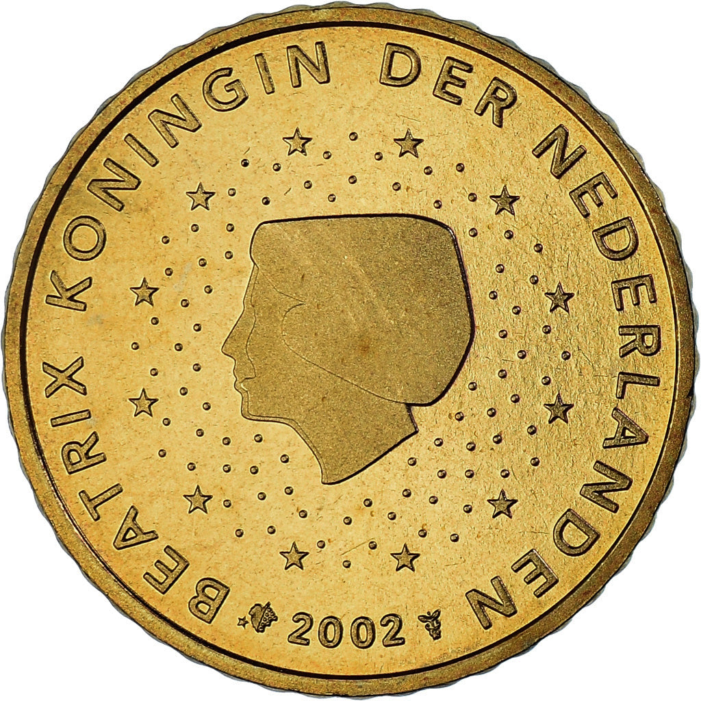 Niederlande, 50 Euro Cent, 2002, Utrecht, STGL, Messing, KM:239