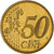 Netherlands, 50 Euro Cent, 2002, Utrecht, MS(65-70), Brass, KM:239