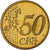 Niederlande, 50 Euro Cent, 2002, Utrecht, STGL, Messing, KM:239