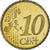 Netherlands, 10 Euro Cent, 2002, Utrecht, MS(65-70), Brass, KM:237