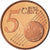 Niederlande, 5 Euro Cent, 2002, Utrecht, STGL, Copper Plated Steel, KM:236