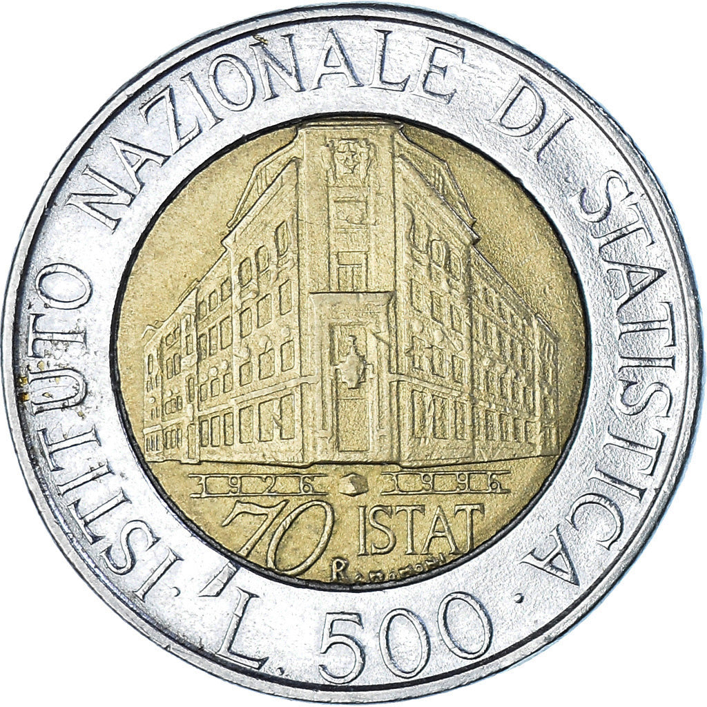 Moneta, Włochy, 500 Lire, 1996, Rome, EF(40-45), Bimetaliczny, KM:181