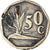Monnaie, Afrique du Sud, 50 Cents, 1993, TB, Bronze Plated Steel, KM:137