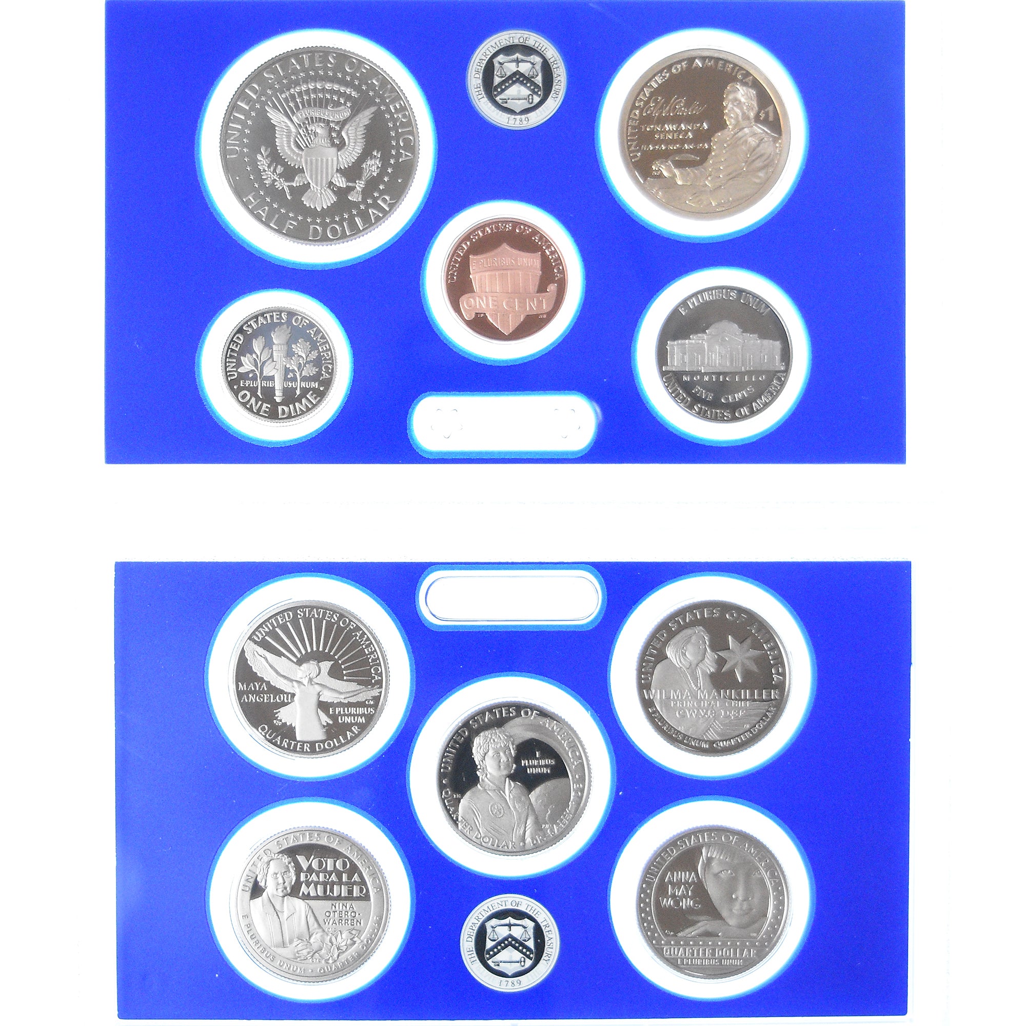 Coin, United States, 2 Coffrets - 10 monnaies, 2022, San Francisco, MS(65-70)