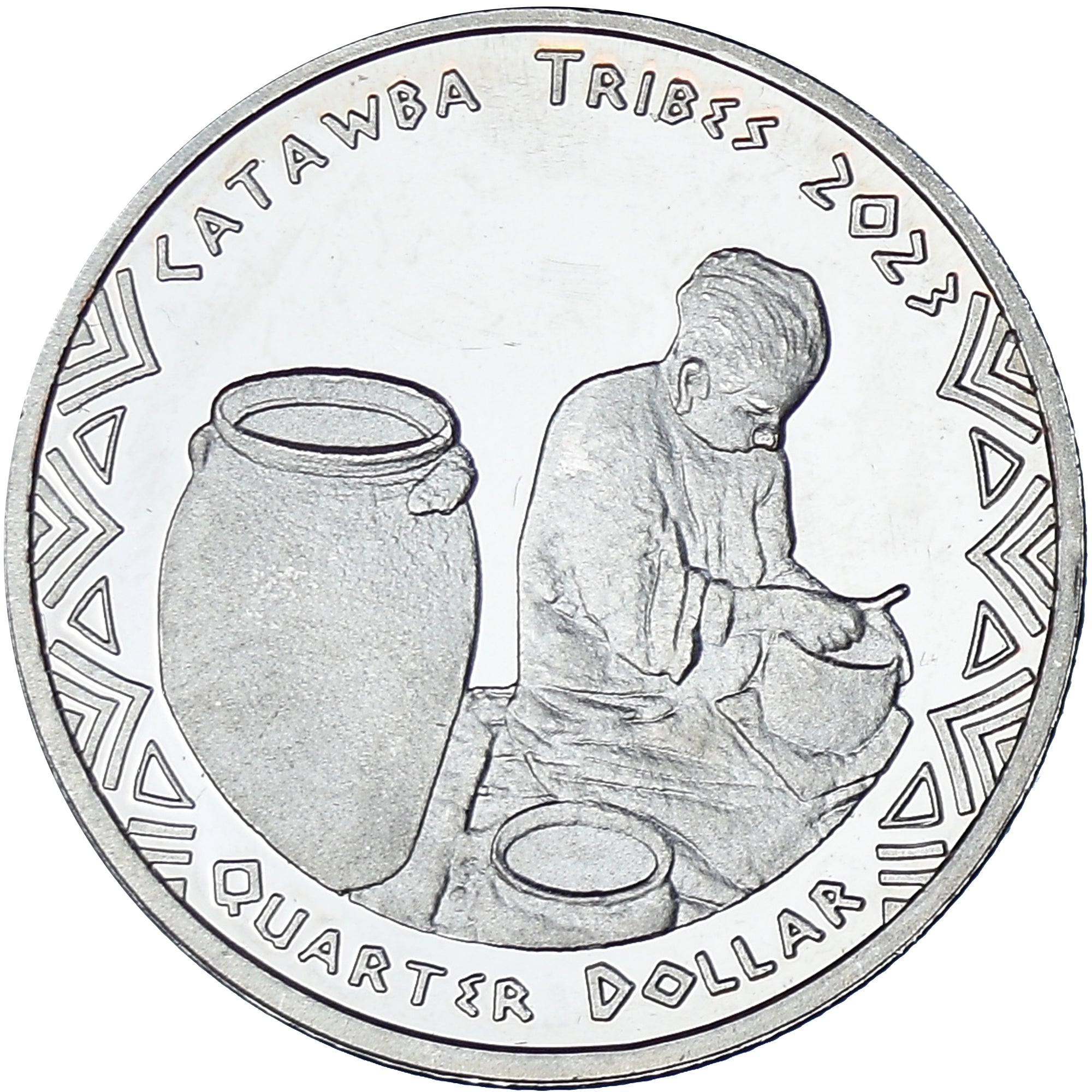 Moeda, Estados Unidos da América, quarter dollar, 2023, U.S. Mint, Catawba