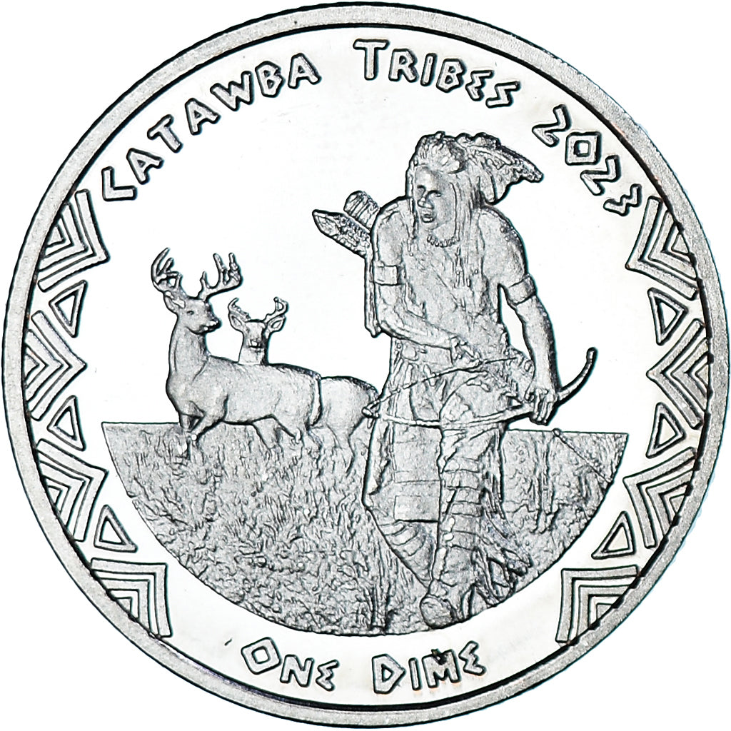 Moeda, Estados Unidos da América, Dime, 2023, Catawba tribes.BE, MS(63)