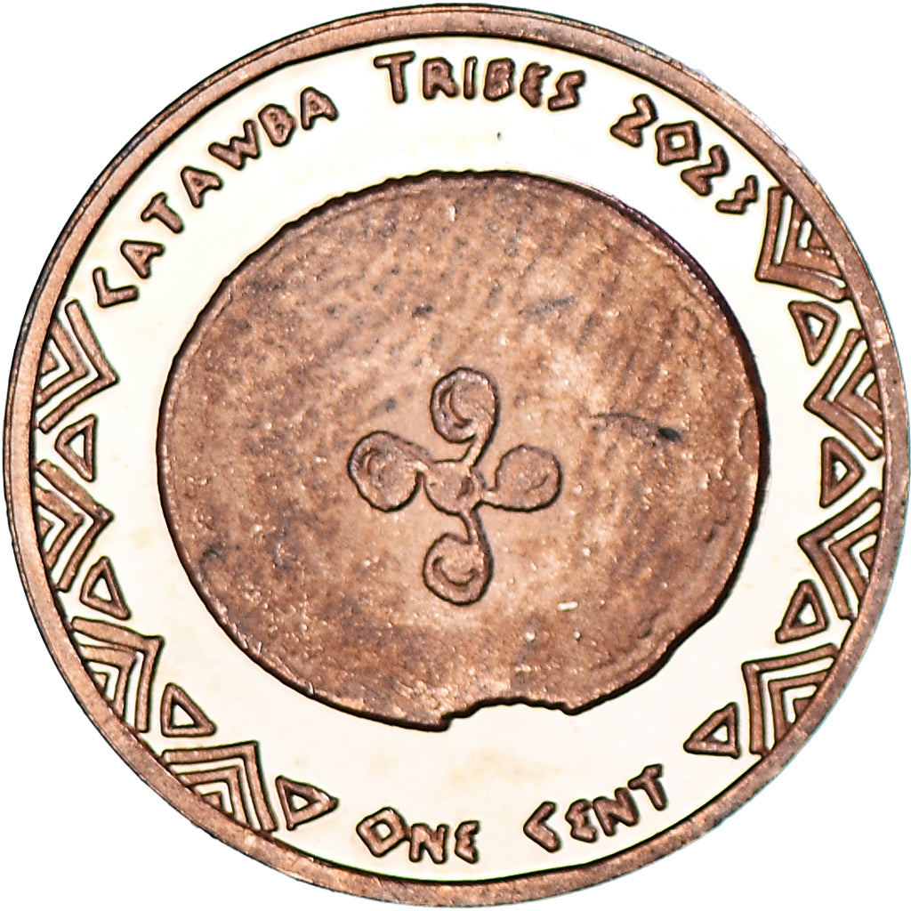 Moeda, Estados Unidos da América, Cent, 2023, Catawba tribes.BE, MS(63), Cuivre