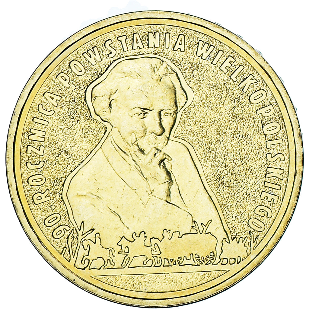 Coin, Poland, 2 Zlote, 2008, Warsaw, MS(63), Brass, KM:662