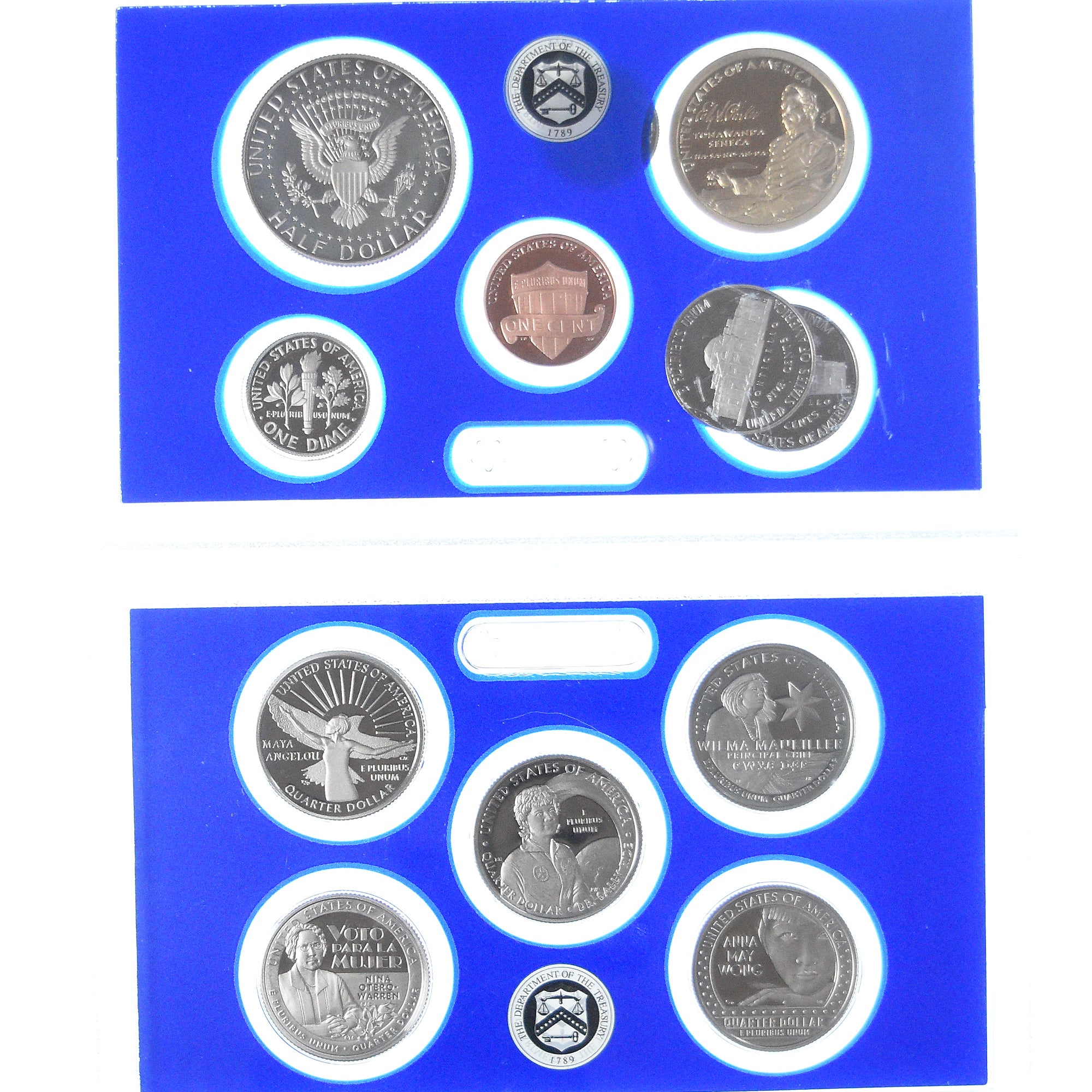 Moeda, Estados Unidos da América, 2 Coffrets - 10 monnaies, 2022, San
