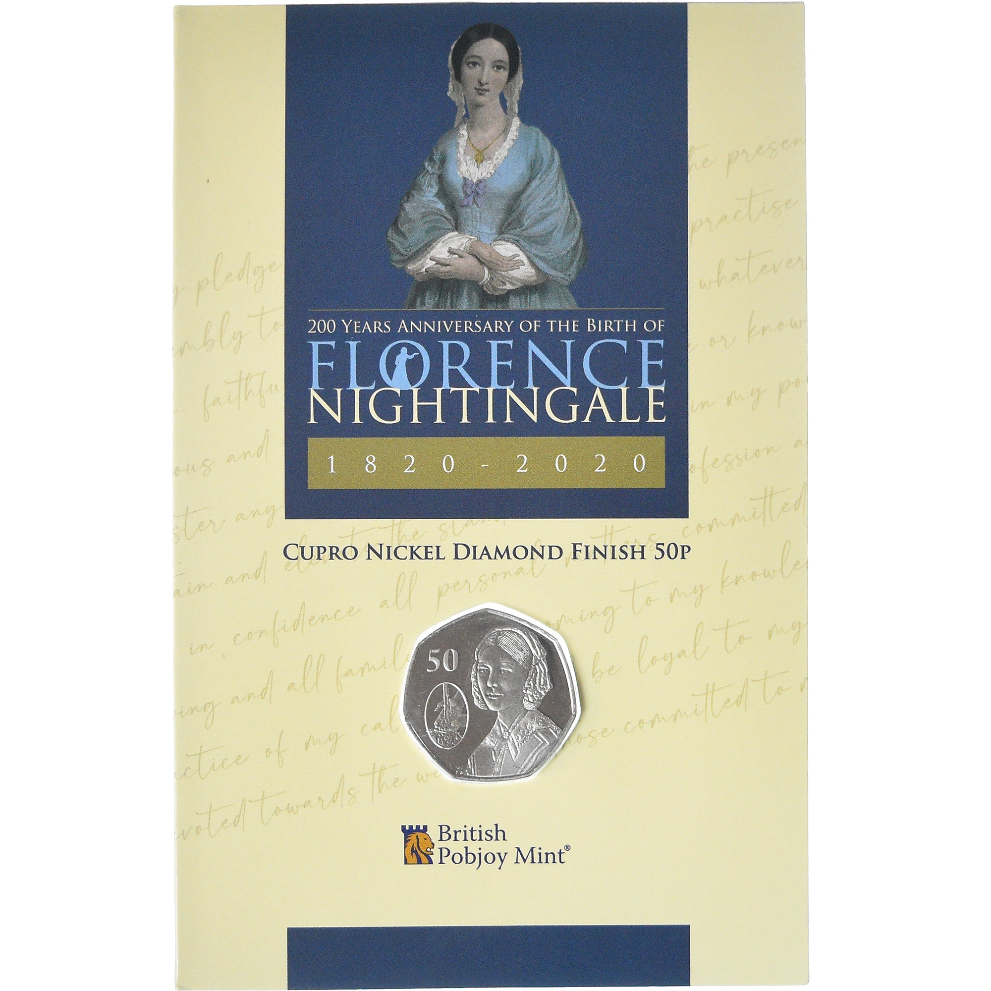 Coin, British Indian Ocean, 50 Pence, 2020, Pobjoy Mint, Florence