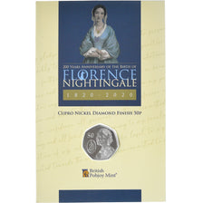 Coin, British Indian Ocean, 50 Pence, 2020, Pobjoy Mint, Florence