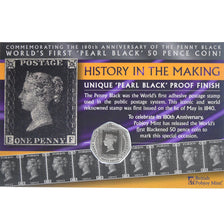 Coin, Gibraltar, 50 Pence, 2020, Pobjoy Mint, PEARL BLACK. BE, MS(65-70)