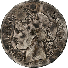 Munten, Frankrijk, Cérès, 2 Francs, 1871, Bordeaux, ZG+, Zilver, KM:817.2