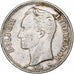 Münze, Venezuela, 2 Bolivares, 1960, SS+, Silber, KM:A37