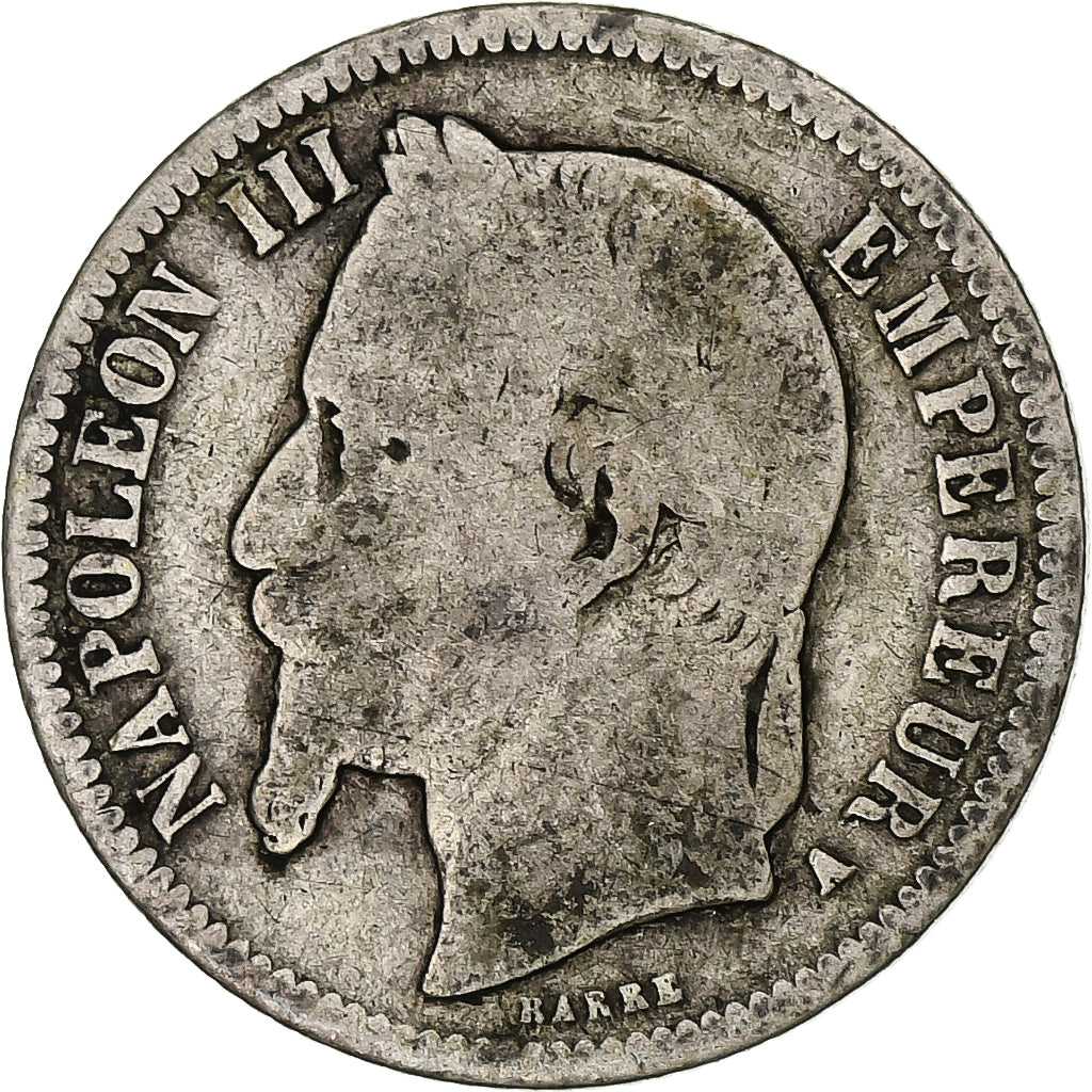 Monnaie, France, Napoléon III, Franc, 1867, Paris, B, Argent