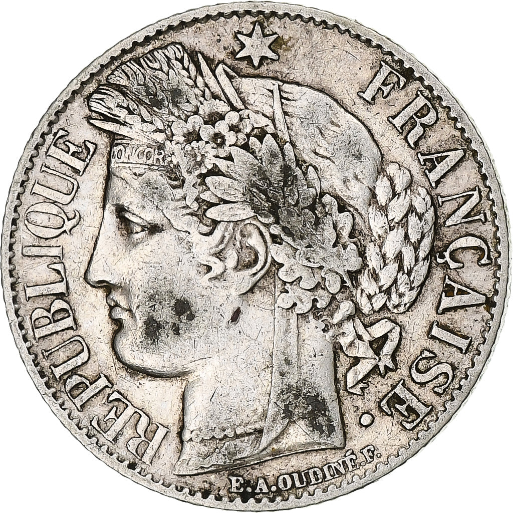 Münze, Frankreich, Cérès, Franc, 1887, Paris, SS, Silber, KM:822.1, Le