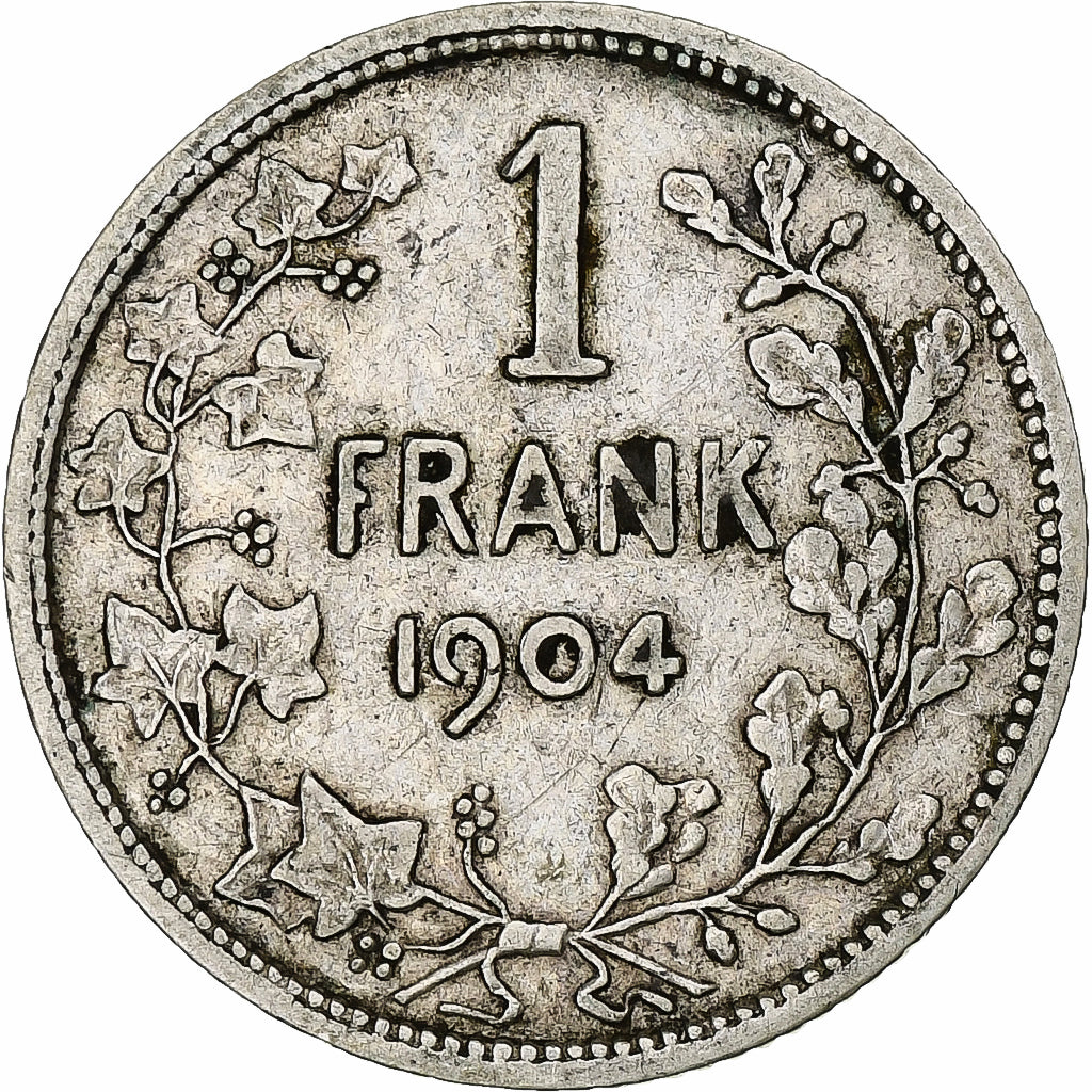 Münze, Belgien, Franc, 1904, S, Silber, KM:57.1