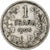 Moneda, Bélgica, Franc, 1904, BC+, Plata, KM:57.1