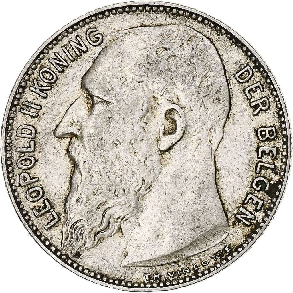 Coin, Belgium, Leopold II, Franc, 1909, VF(30-35), Silver, KM:57.1