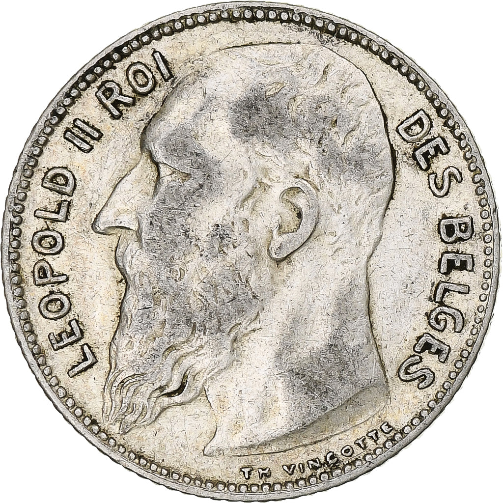 Münze, Belgien, Franc, 1909, legende en francais, S+, Silber, KM:56.1