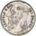 Moneda, Bélgica, Franc, 1909, legende en francais, BC+, Plata, KM:56.1