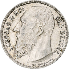 Monnaie, Belgique, Franc, 1909, TTB, Argent, KM:56.1