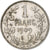 Moeda, Bélgica, Franc, 1909, EF(40-45), Prata, KM:56.1