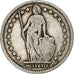 Moneda, Suiza, Franc, 1912, Bern, BC+, Plata, KM:24