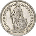 Münze, Schweiz, Franc, 1940, Bern, S+, Silber, KM:24