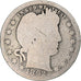 Coin, United States, Barber Quarter, Quarter, 1892, U.S. Mint, Philadelphia