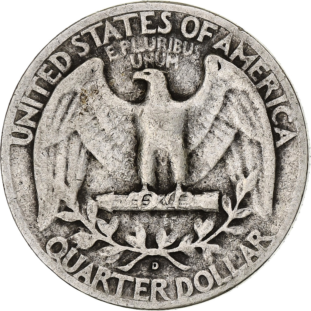 Coin, United States, Washington Quarter, Quarter, 1947, U.S. Mint, Denver