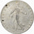 Munten, Frankrijk, Semeuse, 50 Centimes, 1917, Paris, ZF+, Zilver, KM:854