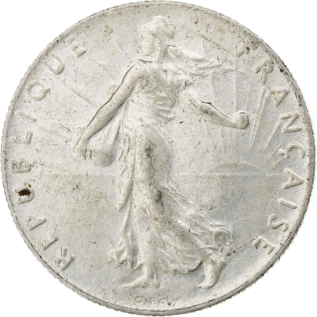 Moneda, Francia, Semeuse, 50 Centimes, 1913, Paris, MBC+, Plata, KM:854