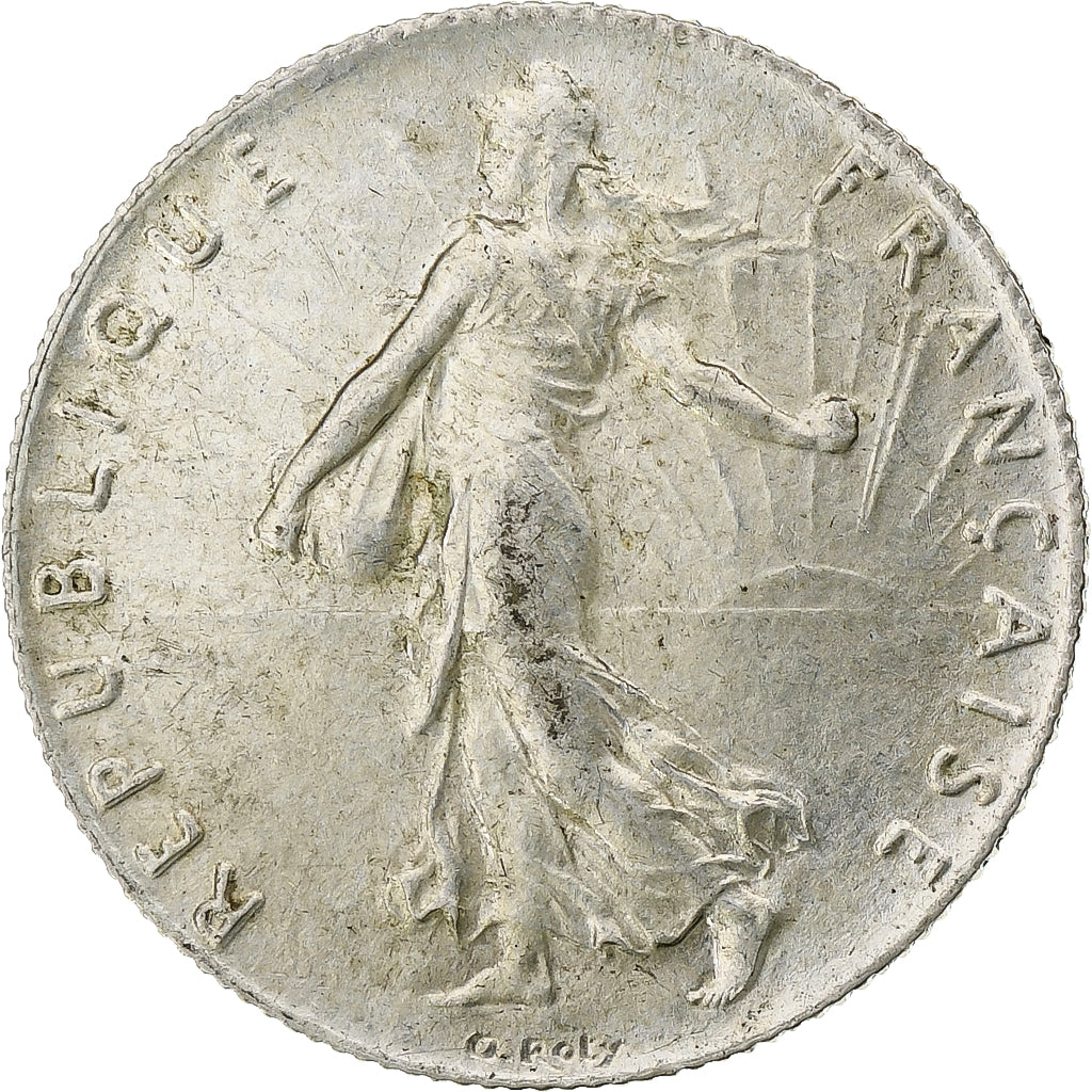 Moneda, Francia, Semeuse, 50 Centimes, 1913, Paris, EBC, Plata, KM:854