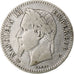 Coin, France, Napoleon III, 50 Centimes, 1865, Bordeaux, VF(30-35), Silver