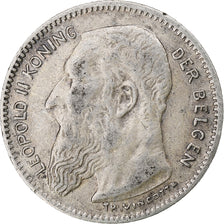 Coin, Belgium, 50 Centimes, 1909, AU(50-53), Silver, KM:61.1
