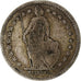 Munten, Zwitserland, 1/2 Franc, 1907, Bern, FR, Zilver, KM:23