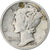 Monnaie, États-Unis, Mercury Dime, Dime, 1938, U.S. Mint, Philadelphie, TB