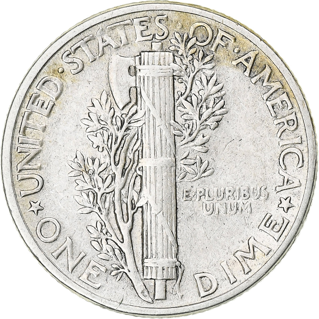 Münze, Vereinigte Staaten, Mercury Dime, Dime, 1944, U.S. Mint, Philadelphia