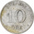 Moneda, Suecia, Gustaf V, 10 Öre, 1937, MBC, Plata, KM:780