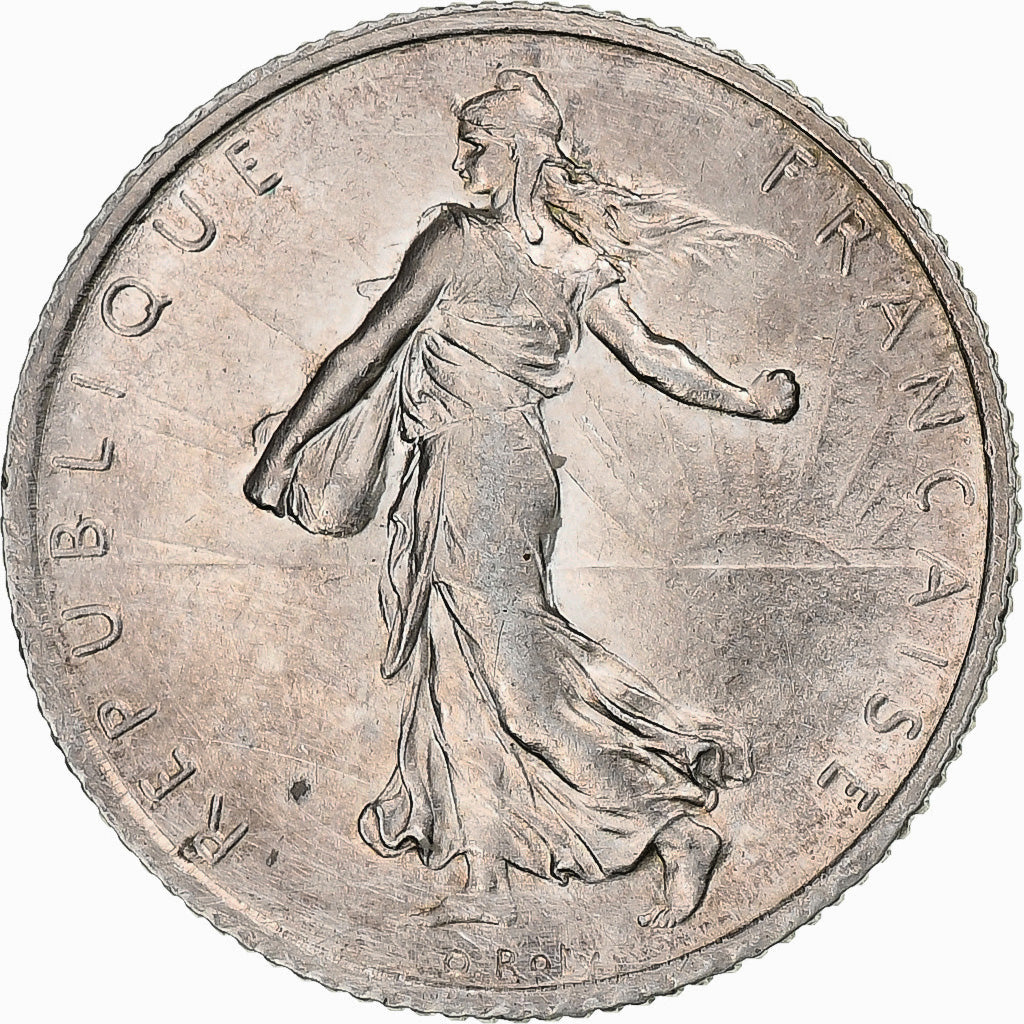 Coin, France, Semeuse, Franc, 1904, Paris, AU(55-58), Silver, KM:844.1