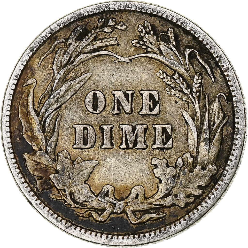 Moeda, Estados Unidos da América, Barber Dime, Dime, 1916, Philadelphia