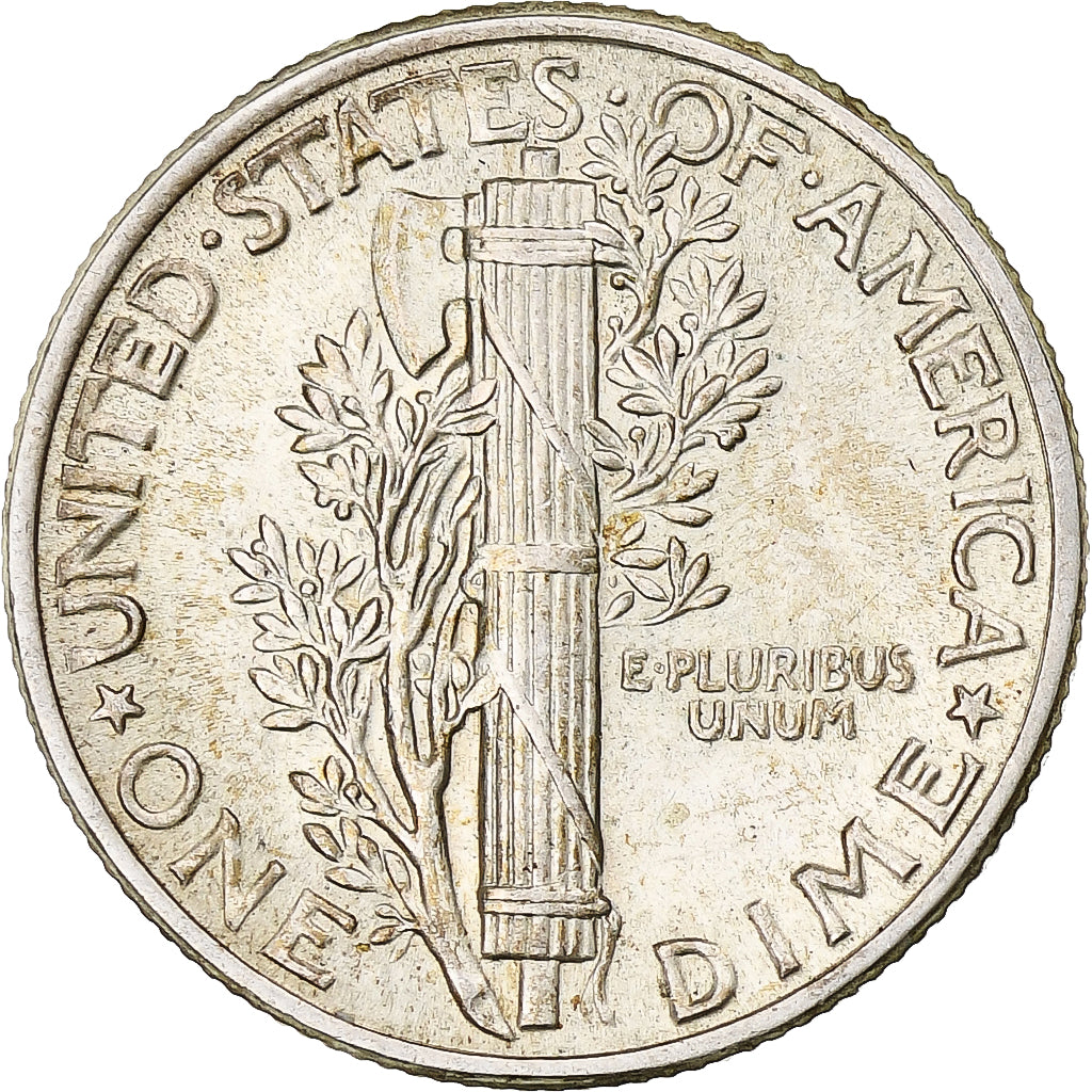 Münze, Vereinigte Staaten, Mercury Dime, Dime, 1944, U.S. Mint, Philadelphia