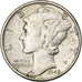 Verenigde Staten, Dime, Mercury Dime, 1945, U.S. Mint, Zilver, ZF, KM:140