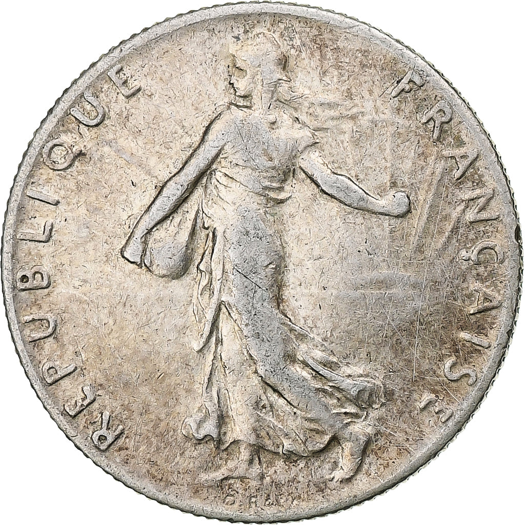 Moneda, Francia, Semeuse, 50 Centimes, 1902, Paris, MBC, Plata, KM:854