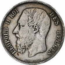 Monnaie, Belgique, Leopold II, 5 Francs, 5 Frank, 1868, TB, Argent, KM:24