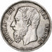 Moeda, Bélgica, Leopold II, 5 Francs, 5 Frank, 1873, VF(30-35), Prata, KM:24