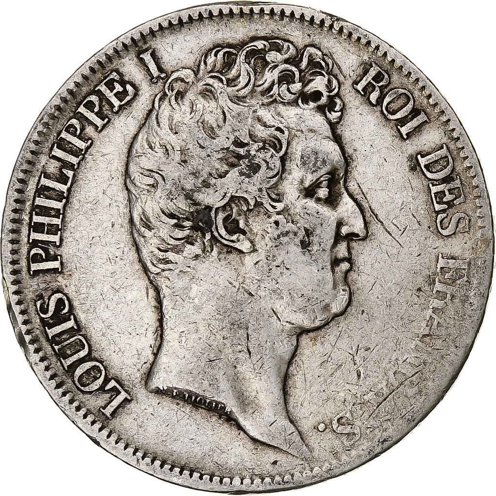 Coin, France, Louis-Philippe, 5 Francs, 1831, Limoges, VF(30-35), Silver