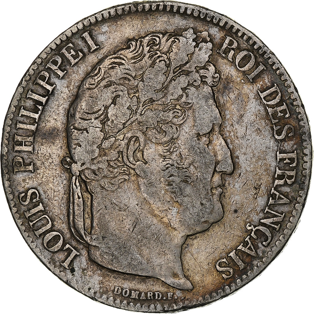 Coin, France, Louis-Philippe, 5 Francs, 1832, Limoges, VF(20-25), Silver